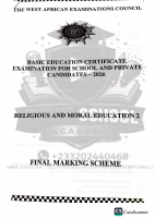 RME BECE 2026 MARKING SCHEME.pdf